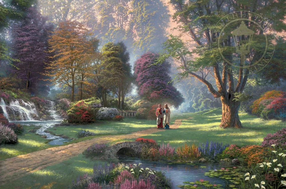 Walk of Faith by Thomas Kinkade — Giclee On Canvas