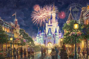 Thomas Kinkade Disney - Main Street, U.S.A. Walt Disney World Resort