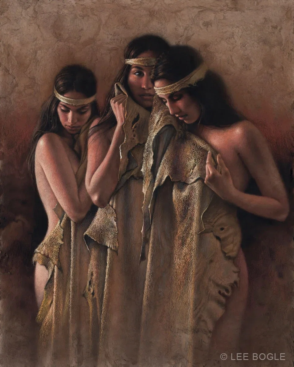 The Bathers by Lee Bogle — Giclee On Canvas