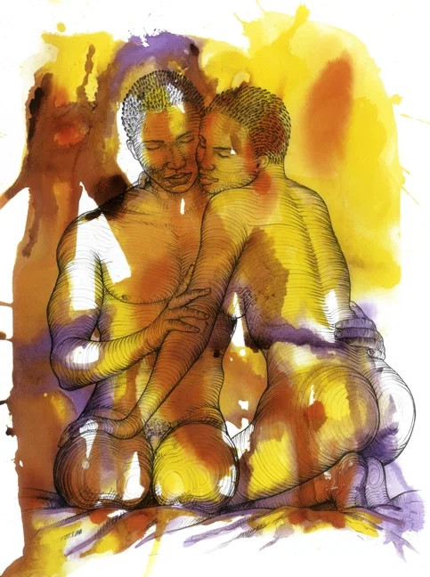 The Heat Of Passion Giclee by Larry Poncho Brown