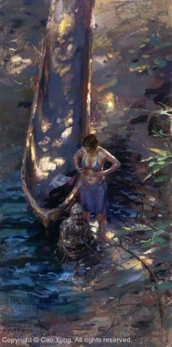 Tropical Hideaway by Cao Yong — Giclee On Canvas The Hawaii Series