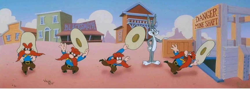 Mine Shaft Shuffle by Virgil Ross — Hand-Painted Limited Edition Cel