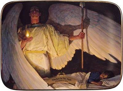 Watchers In The Night Plate by Thomas Blackshear II