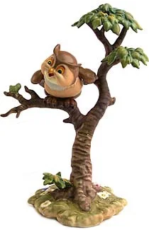 Bambi Friend Owl What's Going On Around Here by WDCC Disney Classics — Porcelain Figurine