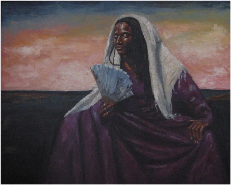 Wisdom Original Oil by Alonzo Adams