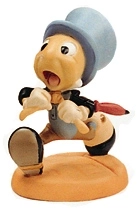 WDCC Disney Classics - Pinocchio Jiminy Cricket Wait For Me, Pinoke