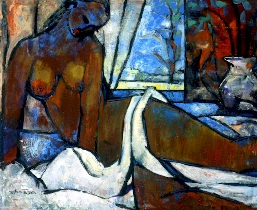 Ascending Nude Estate Certified Serigraph by William Tolliver