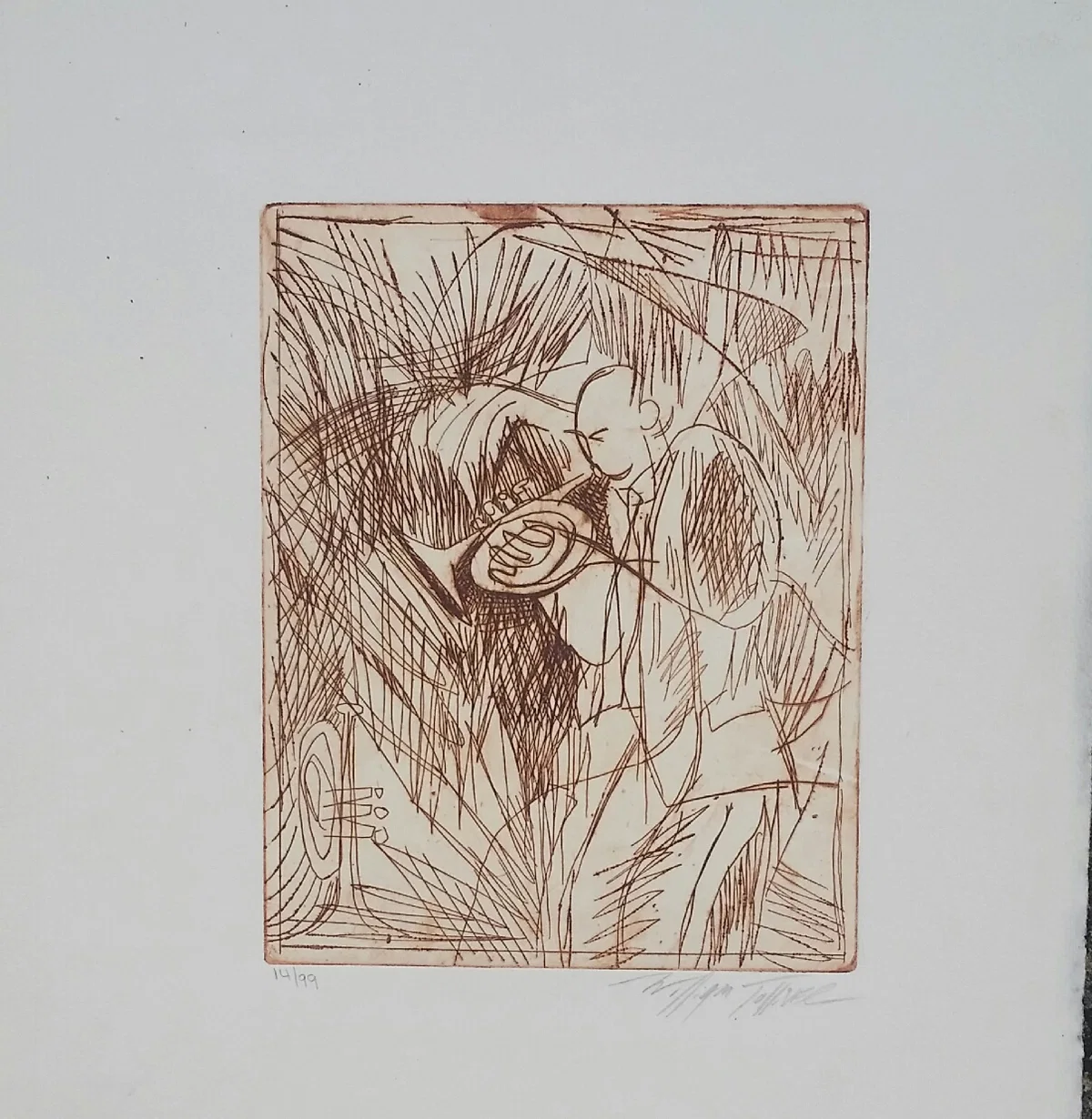 Etching 14 Artist Signed by William Tolliver