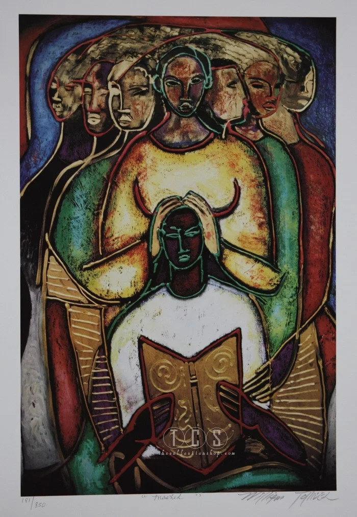 Masked Artist Signed by William Tolliver