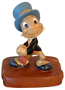 WDCC Disney Classics - Pinocchio Jiminy Cricket Cricket's The Name, Jiminy Cricket