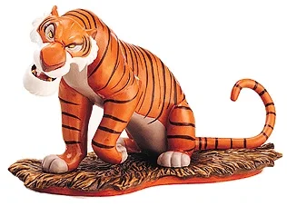 The Jungle Book Shere Khan Every One Runs From Shere Khan (event Sculpture) by WDCC Disney Classics — Porcelain Figurine