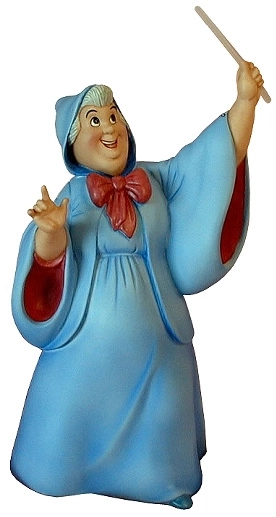 WDCC Disney Classics - Cinderella Fairy Godmother Bibbidi Bobbidi Boo