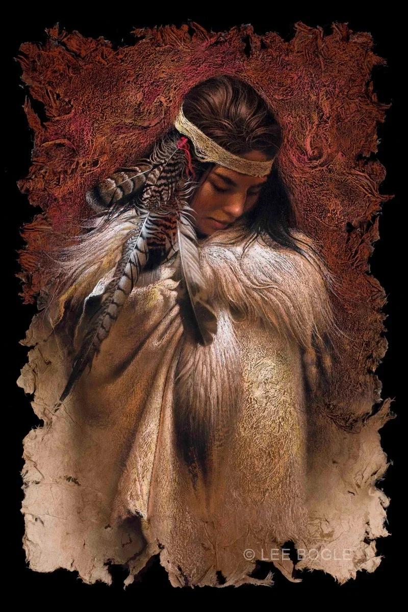 Winter Maiden by Lee Bogle — Giclee On Canvas