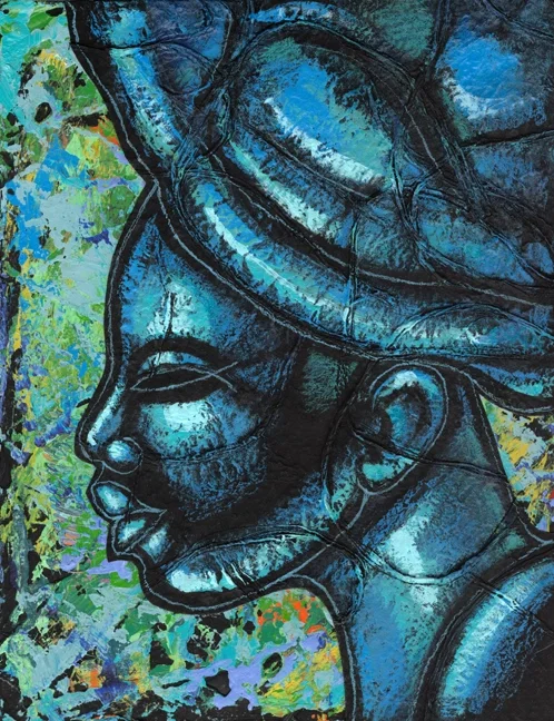 Wrapped Crown by Larry Poncho Brown — Giclee On Paper Artist Proof