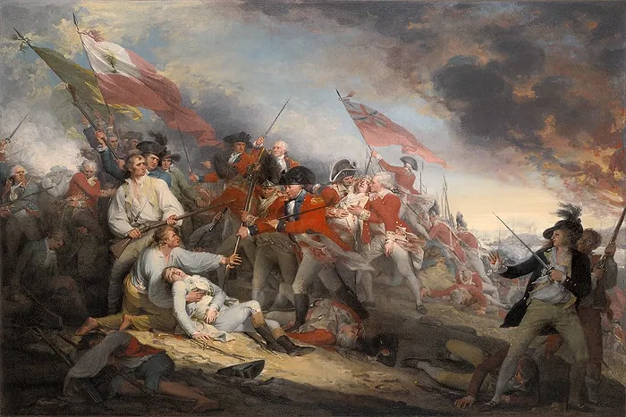 The Battle of Bunker´s Hill, June 17, 1775 by John Trumbull — Giclee On Canvas