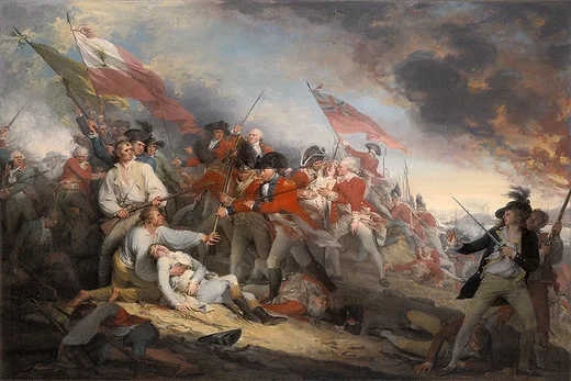 The Battle of Bunker´s Hill, June 17, 1775 by John Trumbull