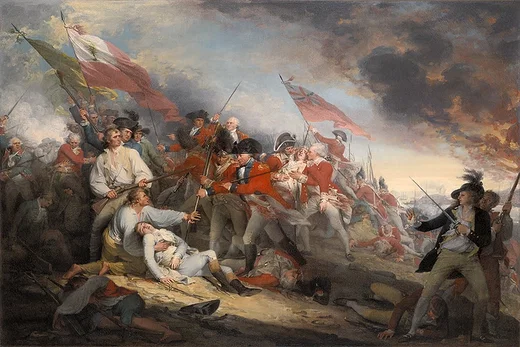 The Battle of Bunker´s Hill, June 17, 1775 by John Trumbull