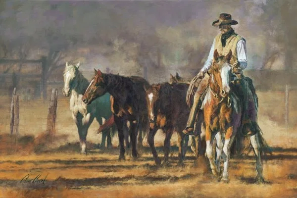 A Good String By Chris Owen by Chris  Owen — giclee on canvas