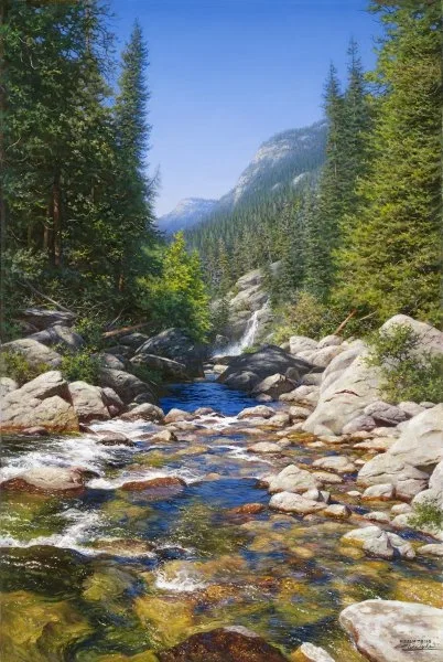 Abundant Waters By Larry Dyke by Larry Dyke — Giclee On Paper Artist Proof