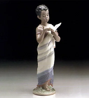 African Boy by Lladro Black Legacy