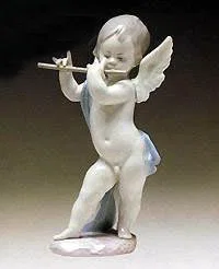 Angel With Flute by Lladro