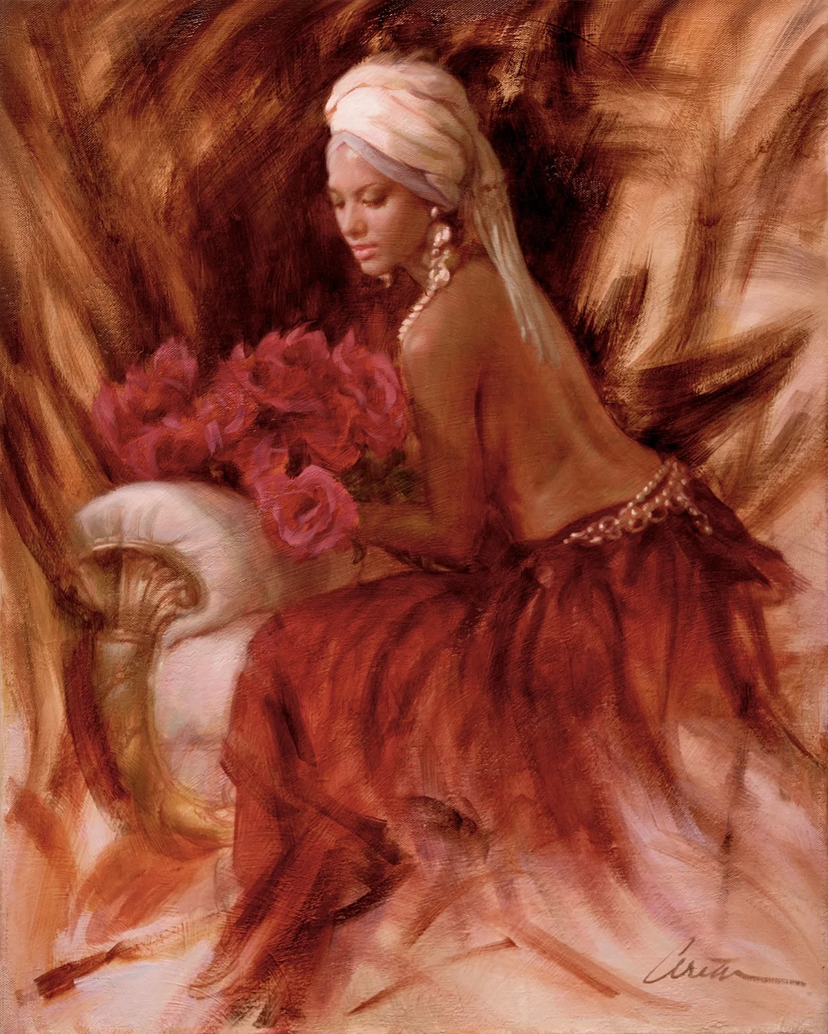 Serenity Oil on Linen Canvas by Arian