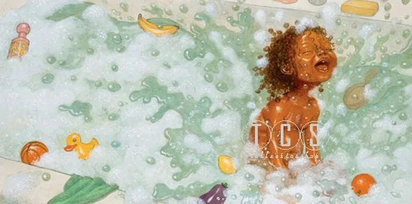 Baby, Baby, Bubbles Artist Proof by Kadir Nelson