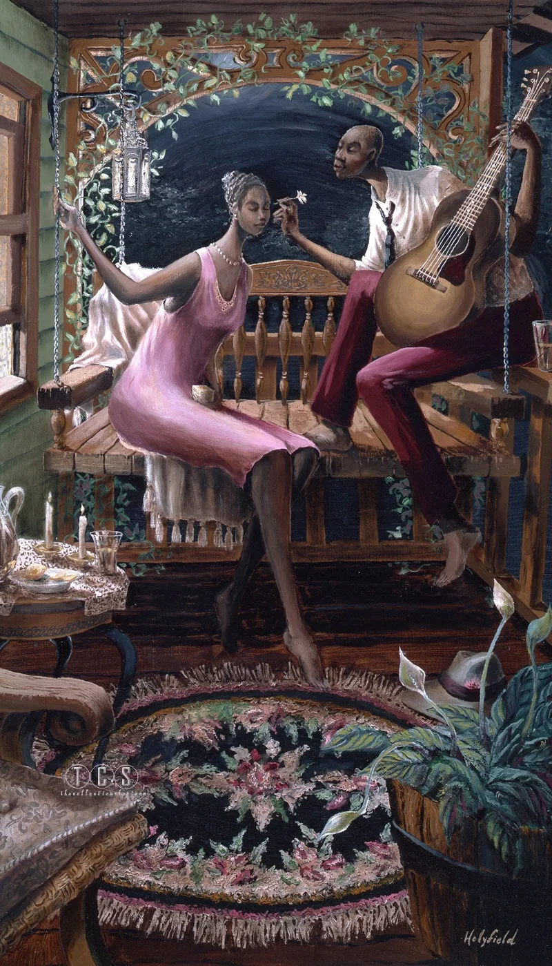 Balladeer by John Holyfield — Lithograph