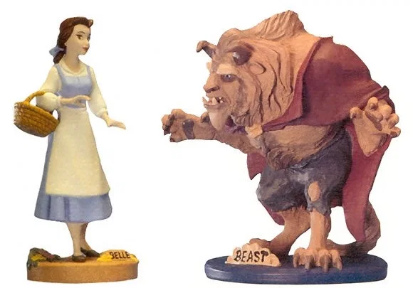 Beauty And The Beast Maquette by WDCC Disney Classics — Porcelain Figurine