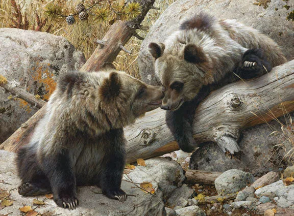 Alaska Chat by Carl Brenders — Giclee On Canvas