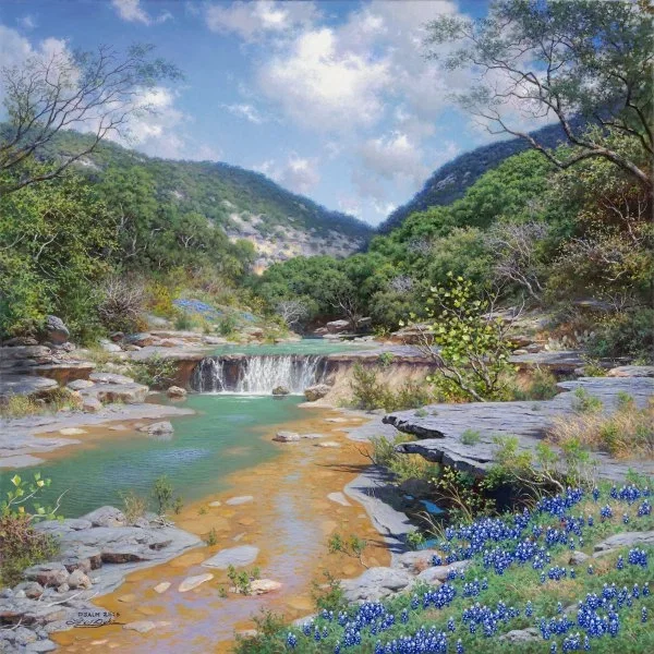 Canyon Shadows By Larry Dyke by Larry Dyke — Giclee On Canvas Artist Proof