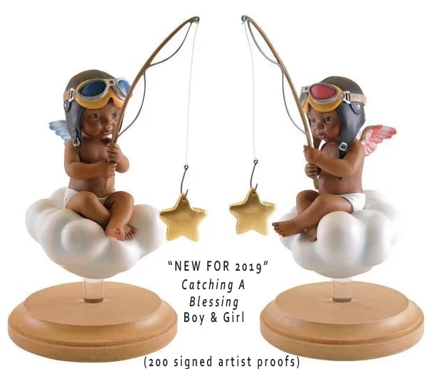 Catching A Blessing Artist Proof (set of 2) by Thomas Blackshear