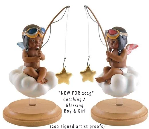 Catching A Blessing Artist Proof (set of 2) by Thomas Blackshear