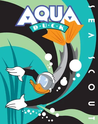 Katie Kelly - Aquaduck Serigraph On Canvas