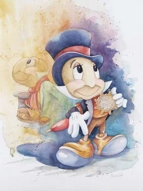 Jiminy Cricket by Michelle St Laurent — Giclee On Canvas