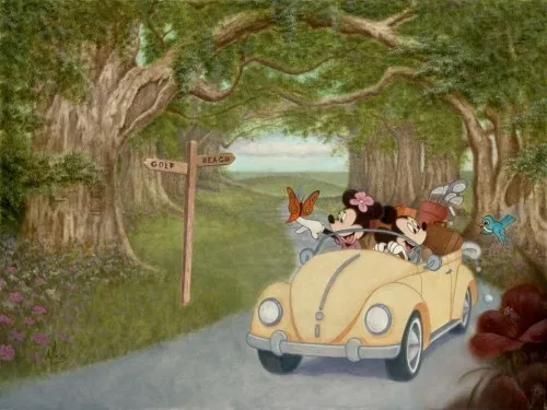 A Magical Journey Giclee by Mike Kupka — Hand-Embellished Giclee on Canvas