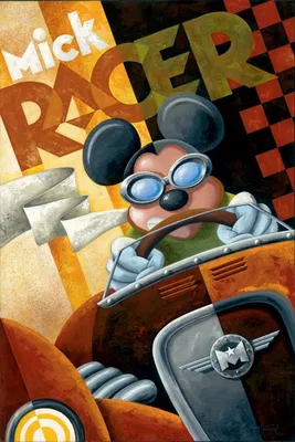 Mike Kungl - Mick Racer Giclée On Canvas