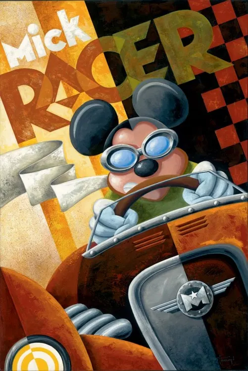 Mike Kungl - Mick Racer Giclée On Canvas