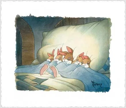 Sweet Dreams Bunnies by Toby Bluth