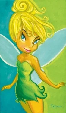 Totally Tink by Tim Rogerson — Hand-Embellished Giclee on Canvas