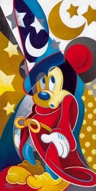 Magical Moment - From Disney Fantasia by Tim Rogerson — Hand-Embellished Giclee on Canvas