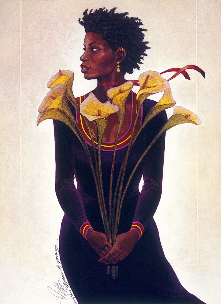 Lilies From Charles Limited Edition by Charles Bibbs — Giclee On Canvas