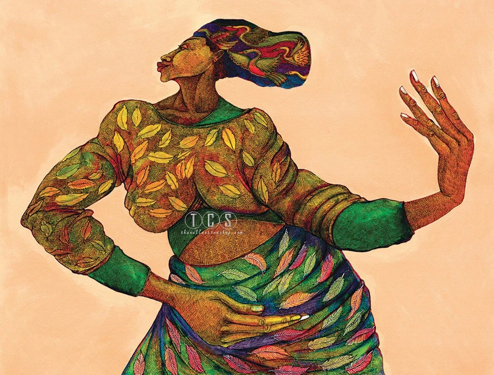 Dancing Hands Remarque  (graphite) Giclee by Charles Bibbs