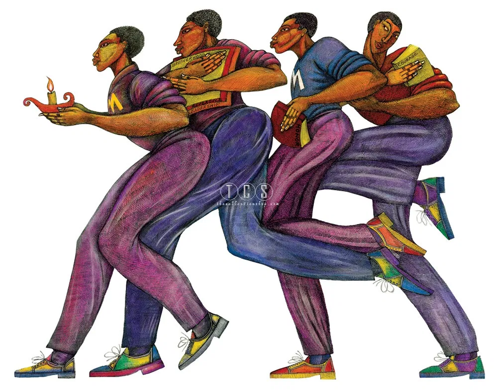 From The Dark To The Light Giclee by Charles Bibbs