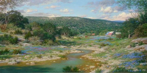 Larry Dyke - Deep In The Heart... By Larry Dyke Giclee On Canvas  Signed & Numbered