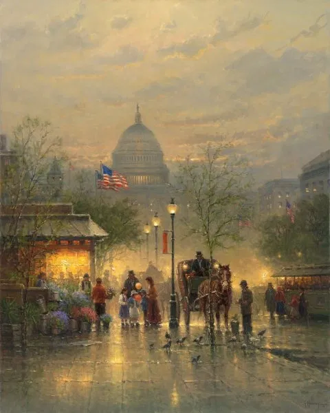 G Harvey - Dreams Of A Nation By G. Harvey Giclee On Canvas  Signed & Numbered