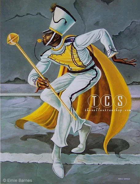 The Drum Major Signed by Ernie Barnes