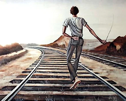 Destination Unknown Signed And Numbered Limited Edition by Ernie Barnes