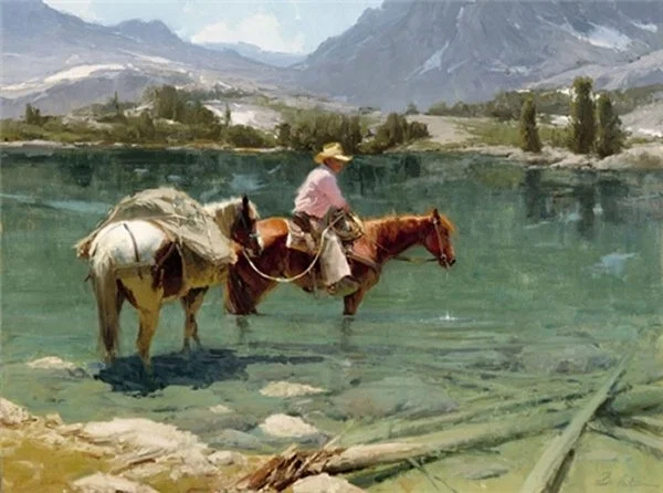 Emerald Oasis By Bill Anton Giclee On Canvas  Artist Proof by Bill Anton