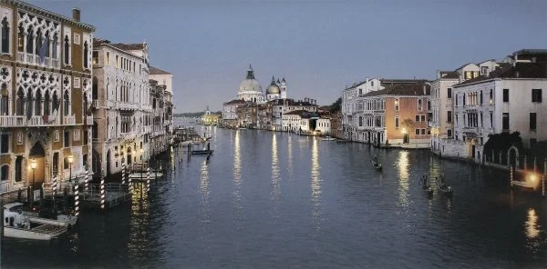 Evening In Venice By Rod Chase Print  Artist Proof by Rod Chase